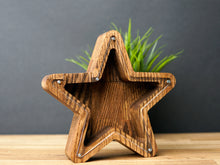 Load image into Gallery viewer, Wooden Piggy Bank Star (M, Engraving)