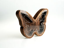 Load image into Gallery viewer, Wooden Piggy Bank Butterfly (Engraving)