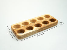 Load image into Gallery viewer, Wooden Quail Egg Holder (2 sizes, 3 colors)