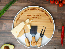 Load image into Gallery viewer, Cheese Board Tray With Tools ( Personalization)