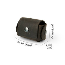 Load image into Gallery viewer, Dog Poop Bag Leather Holder