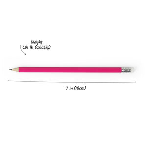 Personalized Pink Wooden Pencils, Cute Custom Stationery for School, Office, or Gifts