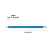 Load image into Gallery viewer, Blue Wooden HB Pencils with Eraser, High-Quality Writing Tool, Ideal Gift for Students and Artists