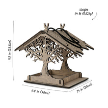 Load image into Gallery viewer, Durable Wooden Bird Feeder for Attracting Wild Birds, Birdwatching, and Garden Decor