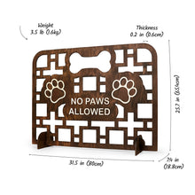 Load image into Gallery viewer, Custom Wooden Dog Gate, Easy-to-Move, Freestanding Barrier for Doorways, Stairways and Hallways