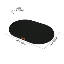 Load image into Gallery viewer, Oval Felt Table Placemats Set