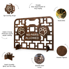 Load image into Gallery viewer, Custom Wooden Dog Gate, Easy-to-Move, Freestanding Barrier for Doorways, Stairways and Hallways