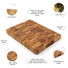 Load image into Gallery viewer, Custom Oak Wood Cutting Board, Personalized Gift for Newlyweds or Home Chefs