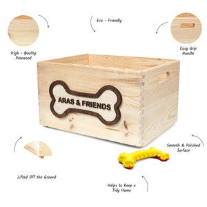 Dog Toy Storage Box, Gift for Dog Lovers