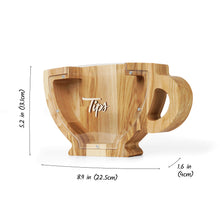 Load image into Gallery viewer, Wooden tip box, Wooden piggy bank
