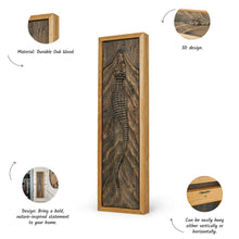 Load image into Gallery viewer, Rustic 3D Wood Crocodile Wall Art, Wooden Animal Sculpture, Unique Wooden Wall Hanging Gift
