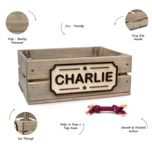 Personalized storage box for Dog's Toy