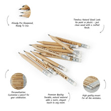 Load image into Gallery viewer, Classic Wooden HB Pencils, Ideal for Writing, Sketching, and Schoolwork, Perfect Gift for Students, Artists, and Professionals