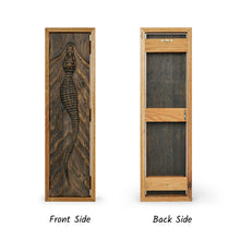 Load image into Gallery viewer, Rustic 3D Wood Crocodile Wall Art, Wooden Animal Sculpture, Unique Wooden Wall Hanging Gift