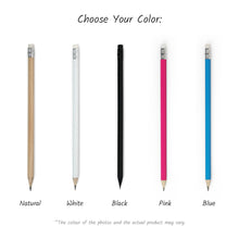 Load image into Gallery viewer, Personalized Wooden HD Pencils, Custom Engraved Pencils for School, Office Gifts, Event Favors, Teacher Appreciation Gift