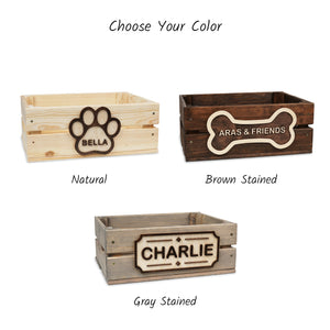 Personalized storage box for Dog's Toy