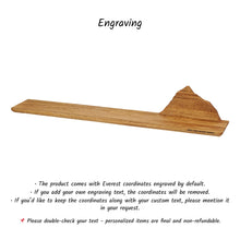 Load image into Gallery viewer, Wooden Shelf with Mountain Design, Functional Storage and Unique Decoration for Modern and Rustic Spaces