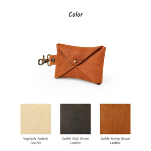 Dog Treat Leather Pouch with Personalization