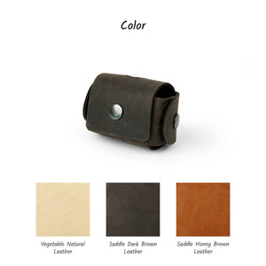 Dog Poop Bag Leather Holder