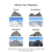 Load image into Gallery viewer, Minimalist Round Oak Mirror with Shelf, Handmade Floating Wall Mirror for Home Decor