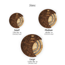 Load image into Gallery viewer, Handmade Wooden Wall Calendar for Gifting, Engraved Round Calendar for Home and Office Decor