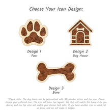 Load image into Gallery viewer, Personalized wooden dog house