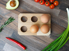 Load image into Gallery viewer, Wooden Chicken Egg Holders (2 sizes, 3 colors)