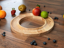 Load image into Gallery viewer, Natural Wood Fruit Bowl Kitchen Decor