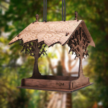 Load image into Gallery viewer, Wooden bird feeder "Oak Tree"