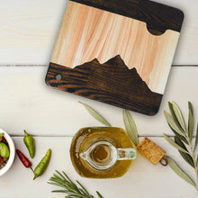 Load image into Gallery viewer, Mountains Cutting Board Medium, Wooden Chopping Board Mountain