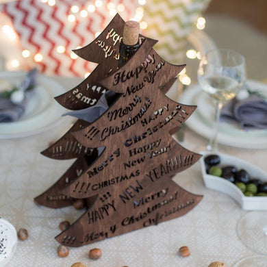 Wooden christmas tree - christmas tree decoration