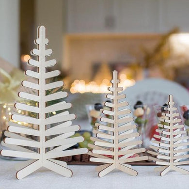 Wooden Christmas tree - Christmas tree decoration