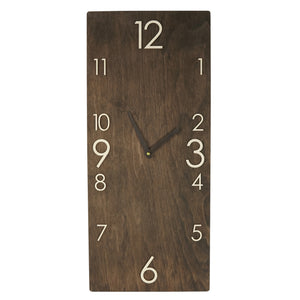 Wall Clock, Large Wooden Wall Clock