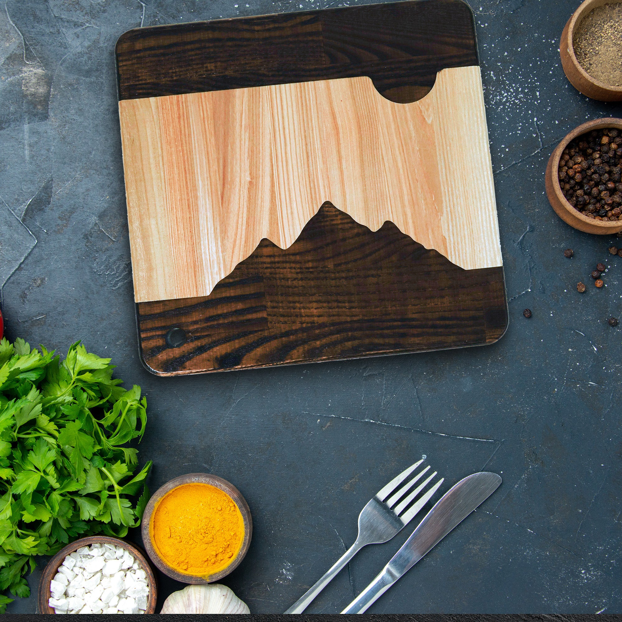 SKY LIGHT Wood Cutting Boards,Acacia Wooden Chopping Board for