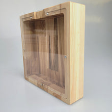 Load image into Gallery viewer, Wooden Piggy Bank Square (M, Engraving)