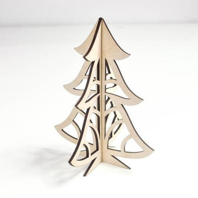 Wooden christmas tree - christmas tree decoration