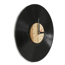 Load image into Gallery viewer, Vinyl Plate And Wood Clock, Wall Clock