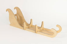 Load image into Gallery viewer, bottle holder - wood candle box sled