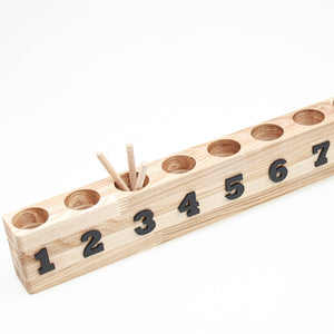 Counting Game - Wooden Count Learn Toy For Kids Easy