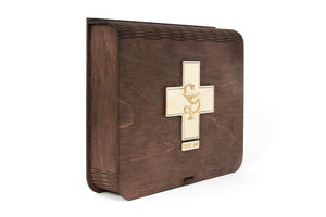 Wooden Box - Medicine Box With Sections
