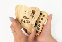 Load image into Gallery viewer, Tooth Box - Wooden Baby Tooth Box For Kids