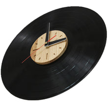 Load image into Gallery viewer, Vinyl Plate And Wood Clock, Wall Clock