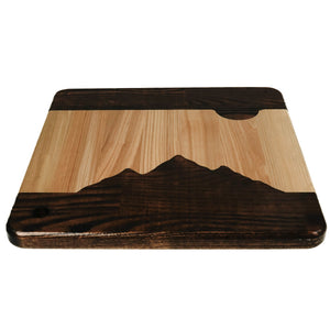 Mountains Cutting Board Medium, Wooden Chopping Board Mountain