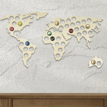 Load image into Gallery viewer, Beer Cap Collector, Wall World Map Beer Cap Collector