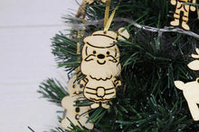 Load image into Gallery viewer, Wood Christmas Ornaments - wooden Christmas tree decorations