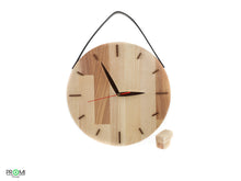 Load image into Gallery viewer, Wooden Clock - Wood Designer Clock