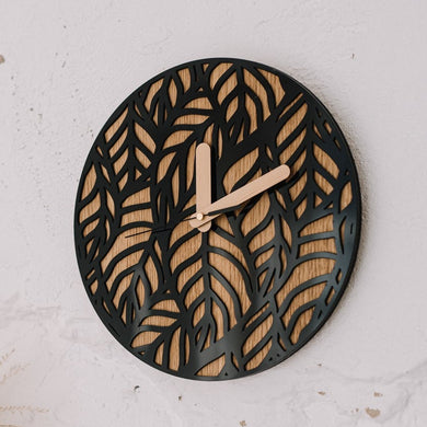 Wall Clock - Wood And Acrylic Glass Wall Clock