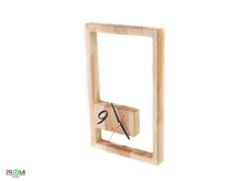 Load image into Gallery viewer, Wooden Clock - Wooden Desk Clock