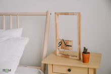 Load image into Gallery viewer, Wooden Clock - Wooden Desk Clock