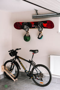 bicycle rack - wood bicycle wall stand